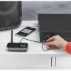 Drahtloser Audio-Transmitter/-Receiver HAMA Link.it duo 3,5 mm, Bluetooth, 10 m Reichweite, USB-betrieben, schwarz