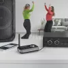 Drahtloser Audio-Transmitter/-Receiver HAMA Link.it duo 3,5 mm, Bluetooth, 10 m Reichweite, USB-betrieben, schwarz