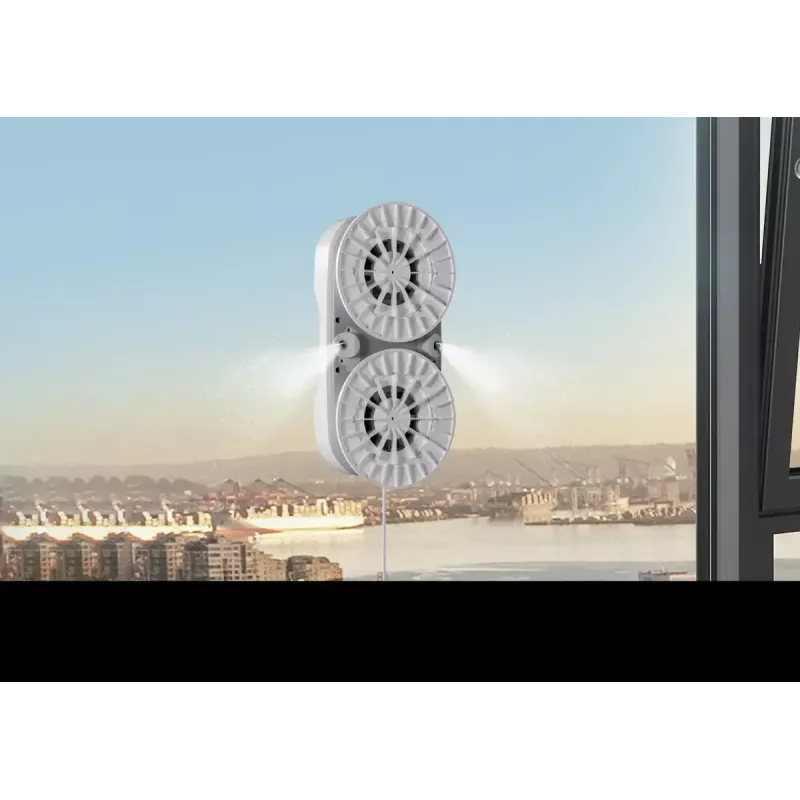 Fensterreinigungsroboter HUTT DDC56 elektrischer Fensterreiniger Weiß