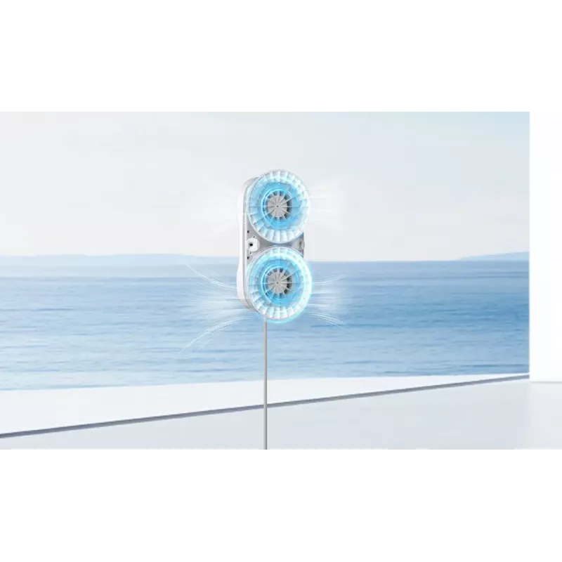 Fensterreinigungsroboter HUTT DDC56 elektrischer Fensterreiniger Weiß