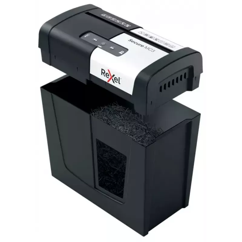 Rexel Secure MC3 Whisper-Shred Mikrogeschnittener Aktenvernichter P5