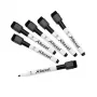 Rexel Magnetic Dry-Erase Markers Schwarz 6 Stück