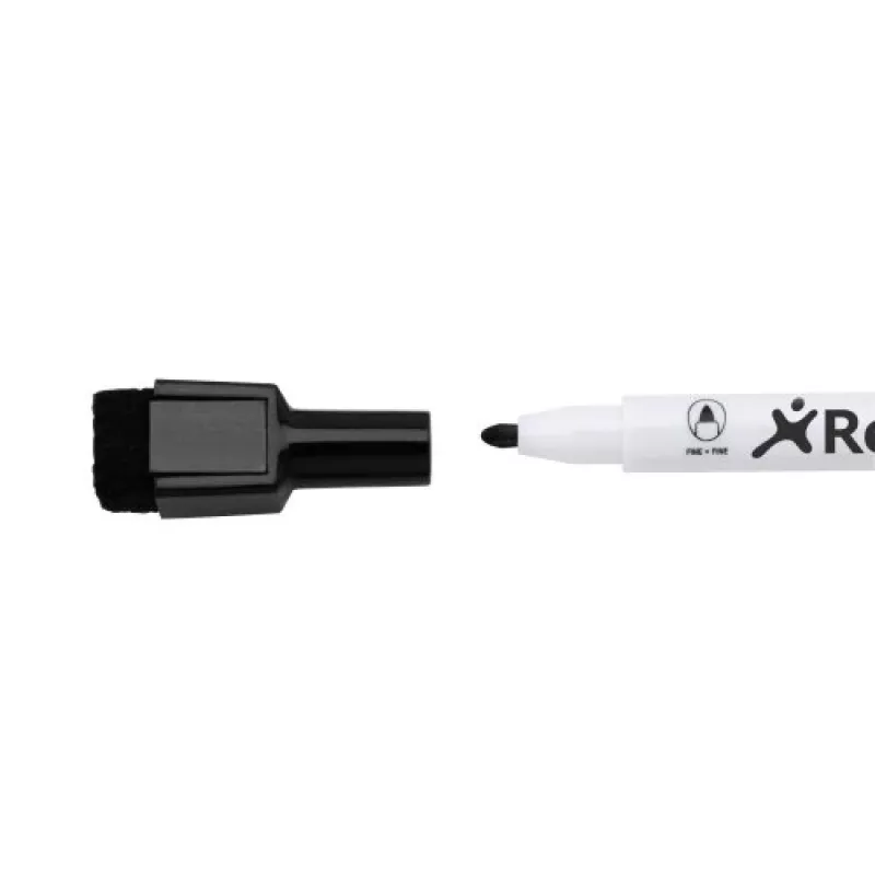 Rexel Magnetic Dry-Erase Markers Schwarz 6 Stück