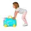 Koffer Trunki Una das Einhorn 4 Räder 18 L Pink Türkis Gelb
