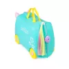 Koffer Trunki Una das Einhorn 4 Räder 18 L Pink Türkis Gelb