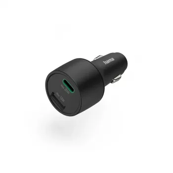 Hama 00201690 mobiles Ladegerät Smartphone Schwarz Zigarettenanzünder Schnellladung Auto