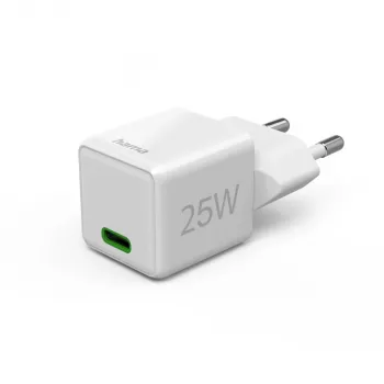 Hama 00201981 mobiles Ladegerät Headset, Powerbank, Smartphone, Tablet Weiß AC Schnellladung Indoor