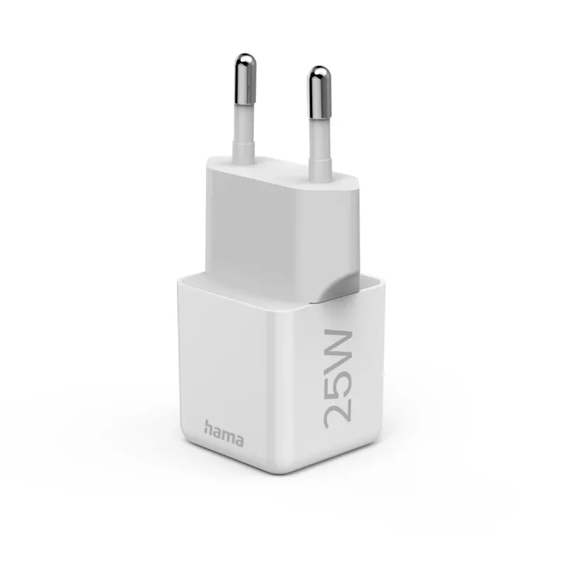 Hama 00201981 mobiles Ladegerät Headset, Powerbank, Smartphone, Tablet Weiß AC Schnellladung Indoor