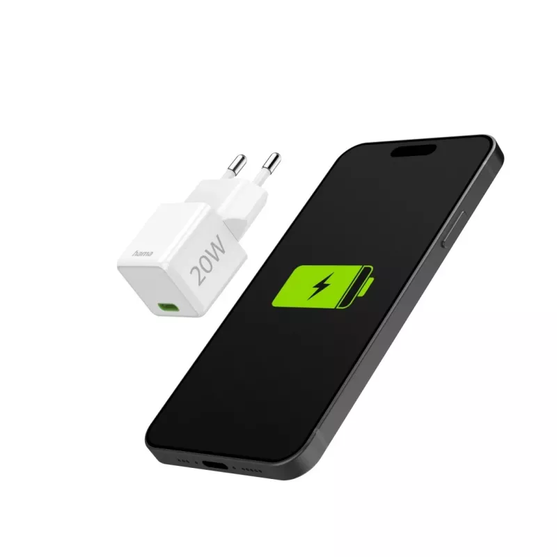 Ladegerät Indoor Hama 00201980 Schnellladung Weiß USB Type-C