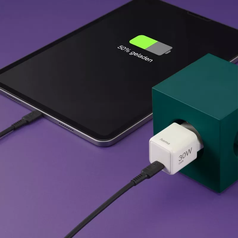 Hama 00201982 mobiles Ladegerät Smartphone, Tablet Weiß AC Schnellladung Innenbereich