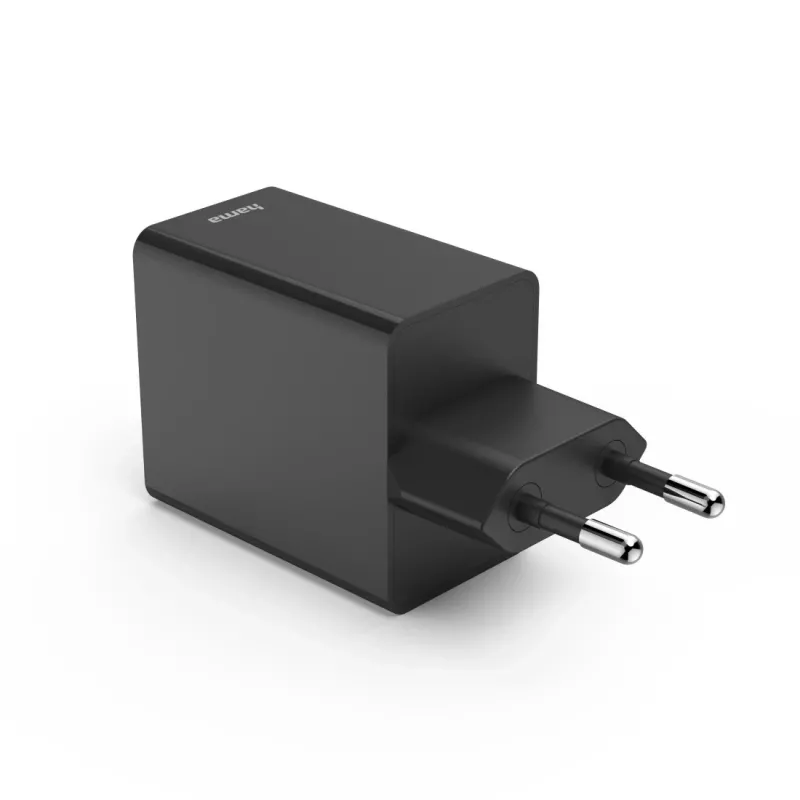 Hama 00201990 mobiles Ladegerät Headset, Powerbank, Smartphone, Tablet Schwarz AC Schnellladung Indoor