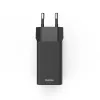 Hama 00201990 mobiles Ladegerät Headset, Powerbank, Smartphone, Tablet Schwarz AC Schnellladung Indoor