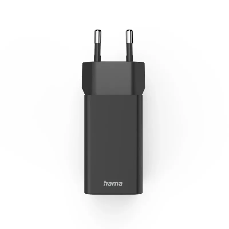 Hama 00201990 mobiles Ladegerät Headset, Powerbank, Smartphone, Tablet Schwarz AC Schnellladung Indoor