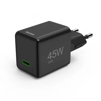 Hama 00201987 Ladegerät für Mobilgeräte Laptop, Smartphone, Tablet Schwarz AC Schnellladung Innenbereich