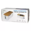 Stromverteilerabdeckung LogiLink KAB0075 Bambusdeckel Weiß