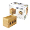 Kabelbox LogiLink KAB0076 Holz 140x255x165 mm