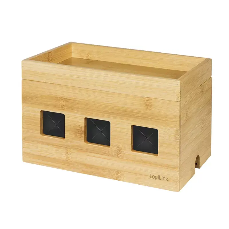 Kabelbox LogiLink KAB0076 Holz 140x255x165 mm