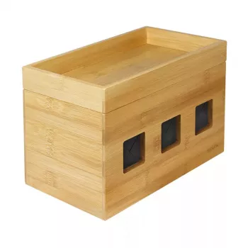 Kabelbox LogiLink KAB0076 Holz 140x255x165 mm