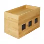 Kabelbox LogiLink KAB0076 Holz 140x255x165 mm