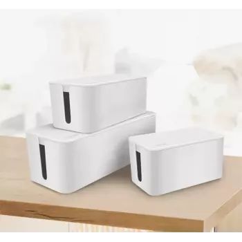 Kabelbox LogiLink KAB0078 Universal Weiß 3 Stück
