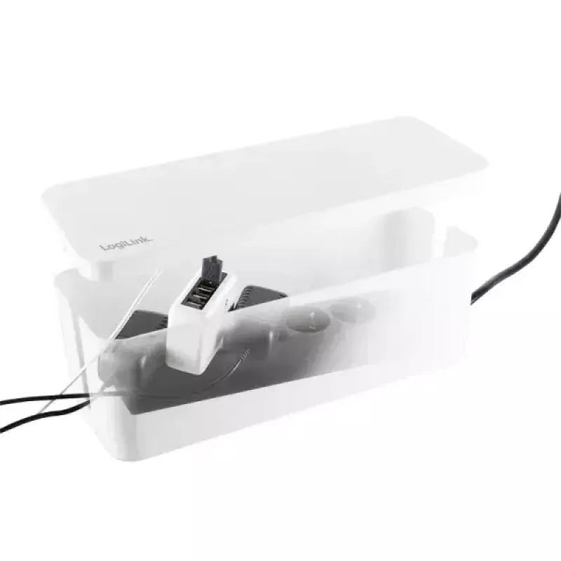 Kabelbox LogiLink KAB0078 Universal Weiß 3 Stück