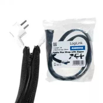 Kabelmantel LogiLink KAB0046 Schwarz