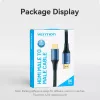 HDMI-Kabel Vention 8K 48Gbps HDMI 2.1 Baumwollumflochtenes Stecker-Stecker-Kabel 1 m Blau Aluminium