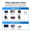 HDMI-Kabel Vention 8K 48Gbps HDMI 2.1 Baumwollumflochtenes Stecker-Stecker-Kabel 1 m Blau Aluminium