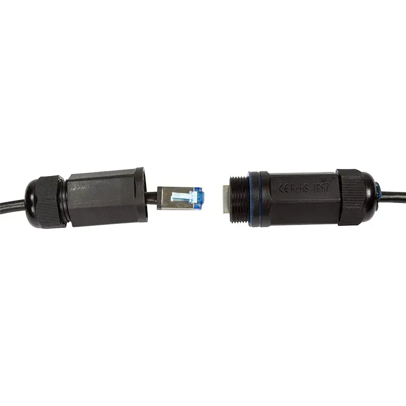 Netzwerkkabel LogiLink CQ7143S RJ-45 Cat6a 50 m Schwarz