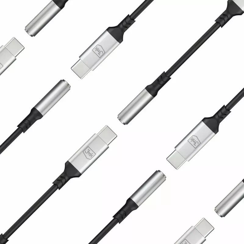 3,5 mm USB-Kabel 3MK Klinke 3,5 mm 1 St. USB-C auf Klinke 3,5 mm