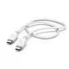 Hama Ladekabel, USB-C - USB-C, 1,5 m, weiß