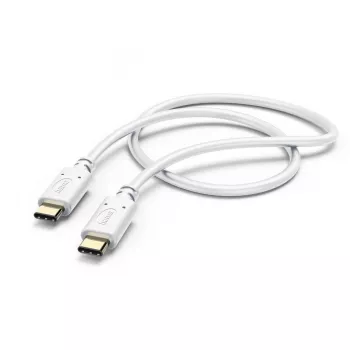 Hama Ladekabel, USB-C - USB-C, 1,5 m, weiß