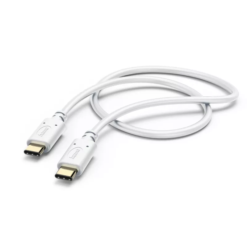 Hama Ladekabel, USB-C - USB-C, 1,5 m, weiß