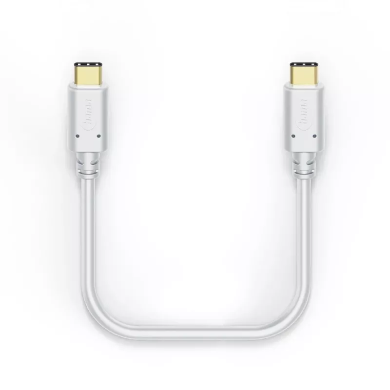 Hama Ladekabel, USB-C - USB-C, 1,5 m, weiß