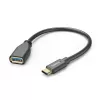 Hama 00201605 USB-Kabel USB 3.2 Gen 1 (3.1 Gen 1) 0,15 m USB C USB A Schwarz
