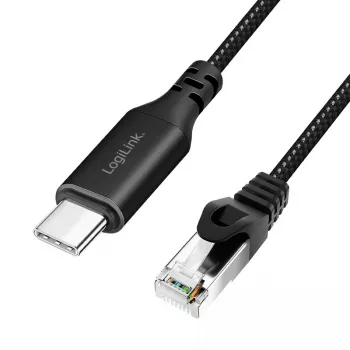 Netzwerkkabel LogiLink CU0410 RJ-45 Cat6 1 m Schwarz