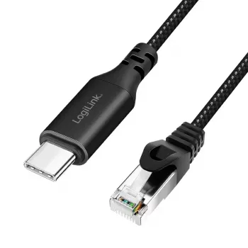 Netzwerkkabel LogiLink CU0412 RJ-45 Cat6 2 m Schwarz