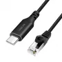 Netzwerkkabel LogiLink CU0412 RJ-45 Cat6 2 m Schwarz