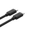 USB-C-zu-USB-C-Kabel Unitek Y-C477BK01-2M, USB 3.2 Gen 1, 2 m, 5 Gbit/s, PD 60 W, Schwarz
