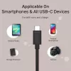 USB-C-zu-USB-C-Kabel Unitek Y-C477BK01-2M, USB 3.2 Gen 1, 2 m, 5 Gbit/s, PD 60 W, Schwarz
