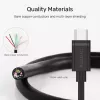 USB-C-zu-USB-C-Kabel Unitek Y-C477BK01-2M, USB 3.2 Gen 1, 2 m, 5 Gbit/s, PD 60 W, Schwarz