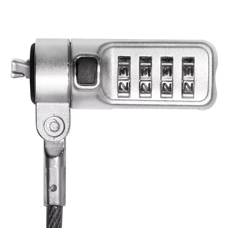 Kabelschloss LogiLink NBS010 Schwarz Silber