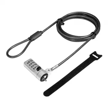 Kabelschloss LogiLink NBS010 Schwarz Silber