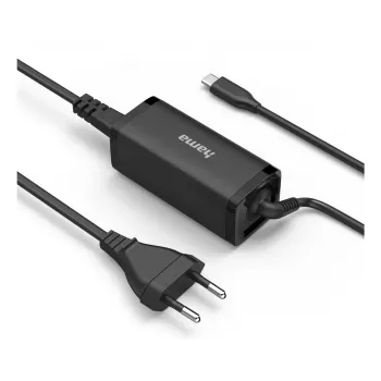 Hama 00200023 Netzteil 65W Schwarz Indoor für Laptop