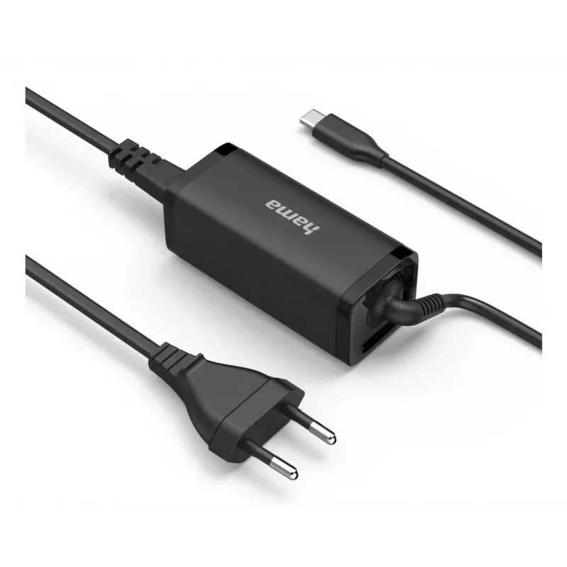 Hama 00200023 Netzteil 65W Schwarz Indoor für Laptop