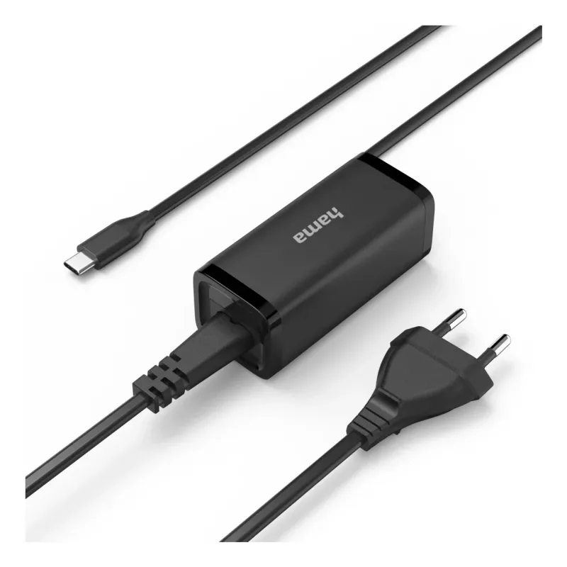 Hama 00200023 Netzteil 65W Schwarz Indoor für Laptop