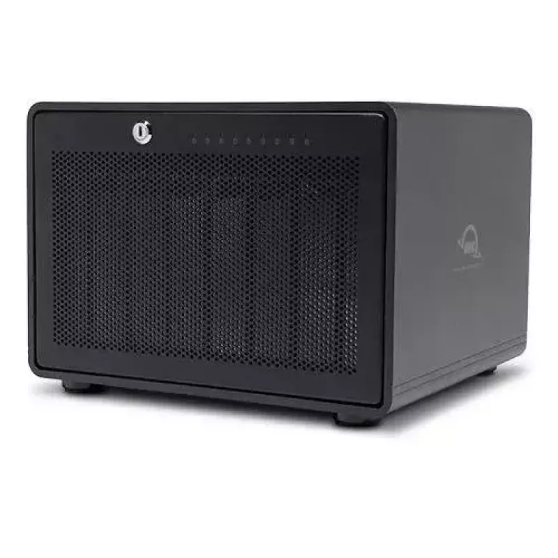 OWC ThunderBay 8 Festplatten-Array Desktop Schwarz 8 Laufwerke HDD SSD