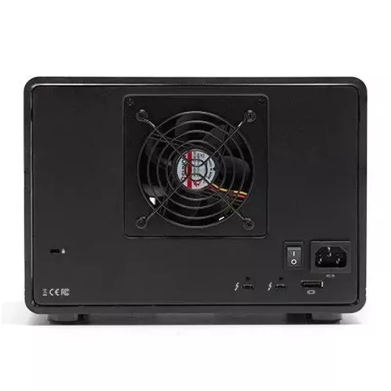 OWC ThunderBay 8 Festplatten-Array Desktop Schwarz 8 Laufwerke HDD SSD