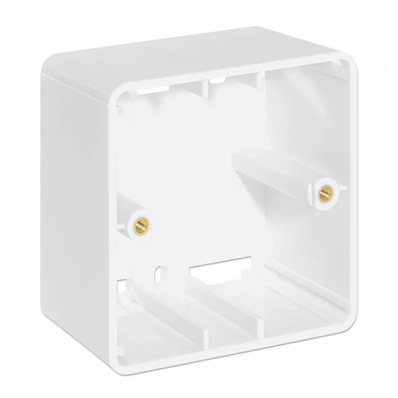 Intellinet Aufputz-Gehäuse 771900 771917 80x80x45mm Signalweiß RAL9003