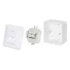 Intellinet Aufputz-Gehäuse 771900 771917 80x80x45mm Signalweiß RAL9003
